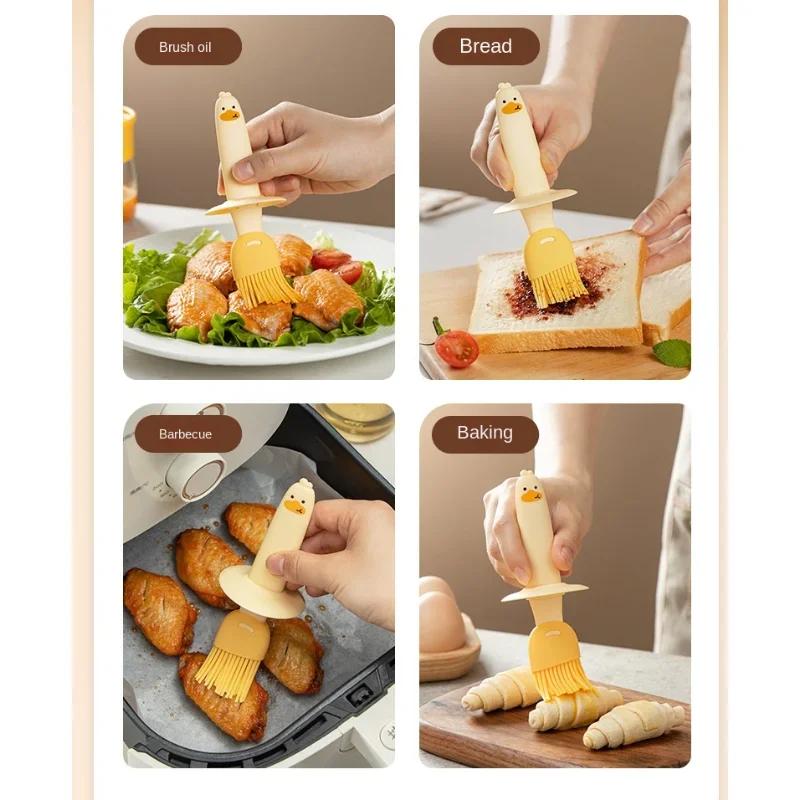 Силиконовая масляная щетка, термостойкая масляная бутылка для выпечки блинов, барбекю, приготовления барбекю, аксессуары для гриля, инструмент, кухонный гаджет