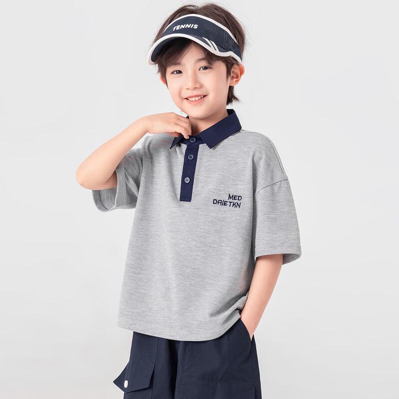 Duoduojia Boys' Embroidered Polo T-Shirt