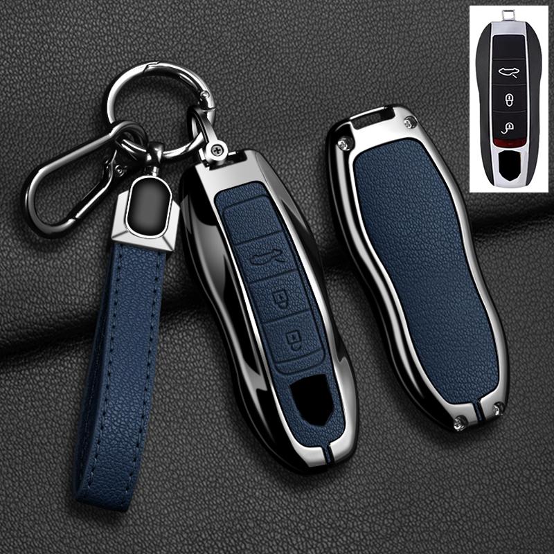 AABKR1 Car Key Case Cover For Porsche Cayenne 958 911 Lepin 996 Macan Boxster Panamera 997 944 924 Panamera 718 971 9YA Protect Keychai