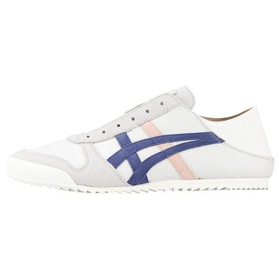 Mexico 66 Удобные Повседневные Кожаные Тканевые Прочные Легкие Кроссовки с Низким Верхом Женские кроссовки Белый Синий 1182A052-100