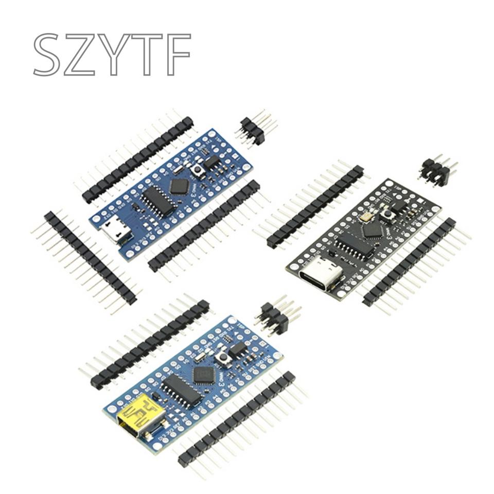 Мини-плата разработчика MCU Nano V3 Atmega328P/ATMEGA168 TYPE-C, мини-ядро, улучшенная версия, модуль для Arduino