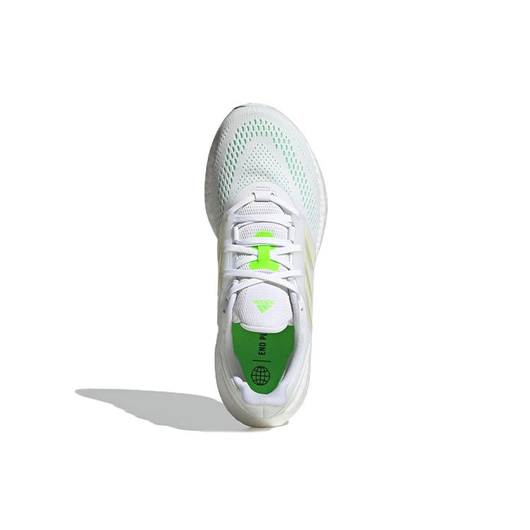 adidas PureBoost 22 White Beam Green Мужские кроссовки Cloud-White GZ5175