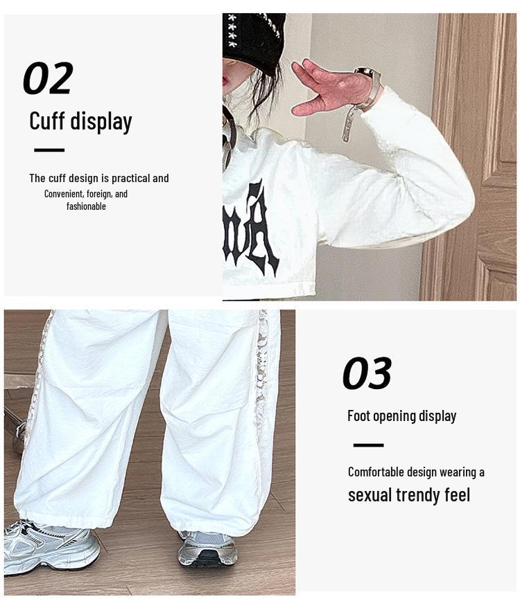 Крутой хип-хоп джазовый танцевальный комплект для девочек - Модный весенне-осенний 2025 двойка для детей