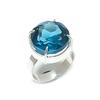 Swiss Blue Topaz Gemstone 925 Sterling Silver Jewelry Ring Size 9