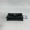 [Pre-Owned] Ysl Envelope Silver Logo Quilted Grainy Embossed Leather Envelope Chain Wallet Shoulder Crossbody Bag - Excellent #150PTAO