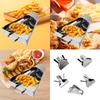 Коммерческие стальные лопатки для попкорна, инструмент для упаковки, для подачи закусок, десертов, сухих продуктов, с функцией защиты от коррозии