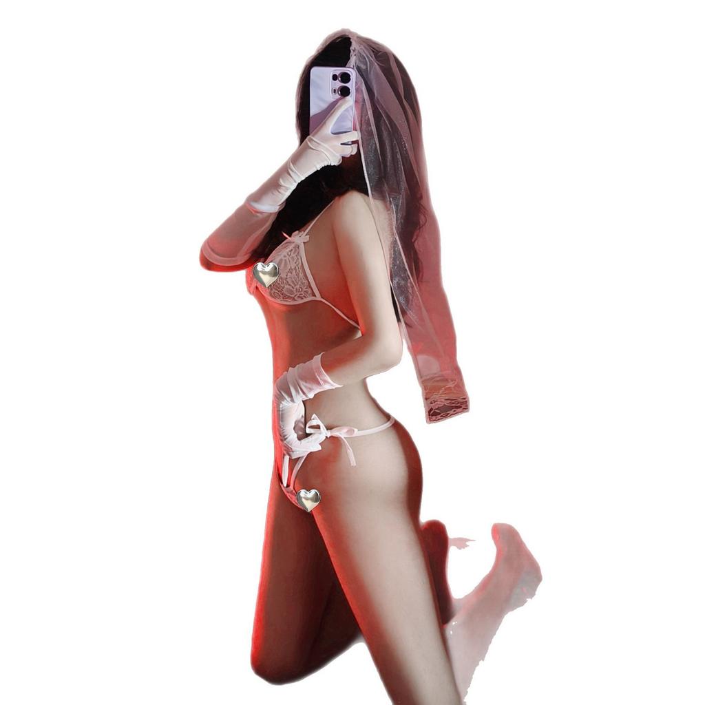 Sexy Underwear, Sexy Lace, Three-point Bra, Underwear for Women, Transparent Seduction, Abstinence Suit for Women