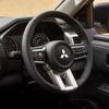 ABS Car Steering Wheel Badge Sticker Decoration Accessories For Mitsubishi 9 Ralliart EX Colt Outlander Pajero Lancer Eclipse X