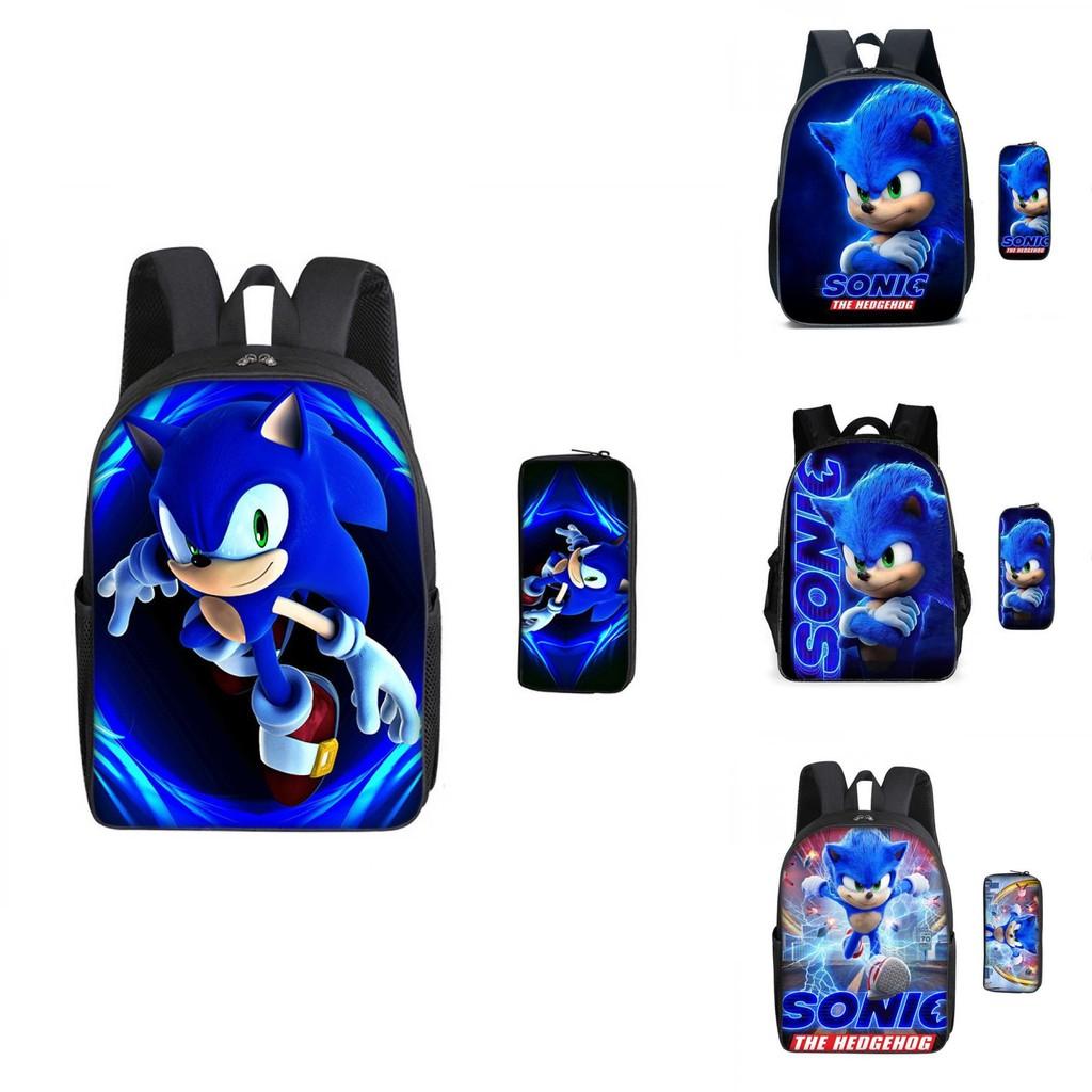 Мультяшный рюкзак с принтом, детская школьная сумка, студенческий пенал