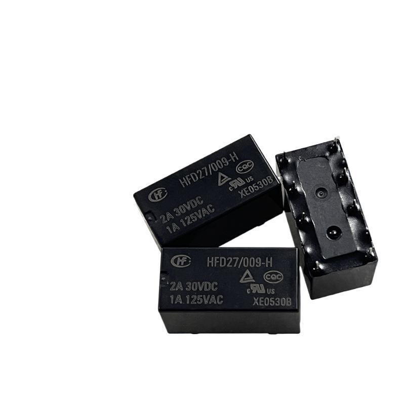 Hongfa HFD27 Signal Relay, 2 Sets Changeover, 2A, 8 Pins, New, 5V/9V/12V