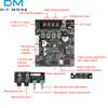 DC 12-24V 502T Интегральная машина для аудиомикрофона Bluetooth Усилитель Плата Модуль Tpa3116D2 Двухканальный 50 Вт x 2