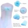 25Pcs Chairs Sashes for Wedding Chair Covers Chair Bow Sashes Chairs Ribbons for Party Ceremony Wedding Chair Decoration