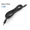 10x 0.5/1.5m/3m DC Male To Male Female Extension Connector Cable 18awg 2.1mmx5.5mm 5.5x2.5mm for 12V Power Adapter Cord Strip