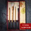 Bamboo Calligraphy Pen Curtain Large Capacity Pen Case High Quality Stationery Organizer  Students