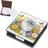 Картонный DIY держатель для стикеров Crystal Art с 160 листами, коробка для заметок Crystal Art для офисных принадлежностей, письменного стола, рабочего места