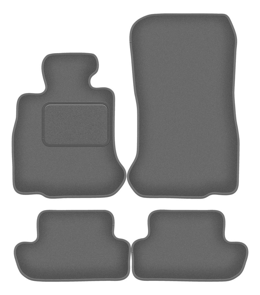 Velour graphite car mats for: BMW 6 F13 Coupe (2011-2018)