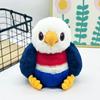 24cm Eagle Plush Toy-Patriotic American Flag Colors Soft Stuffed Bald Eagle Gift for US Fans Kids 4th of July Decor Red White