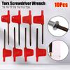 10 шт. гаечный ключ Torx для электроинструмента T5 T6 T7 T8 T9 T15 T20 T-образный гаечный ключ, новый гаечный ключ Torx