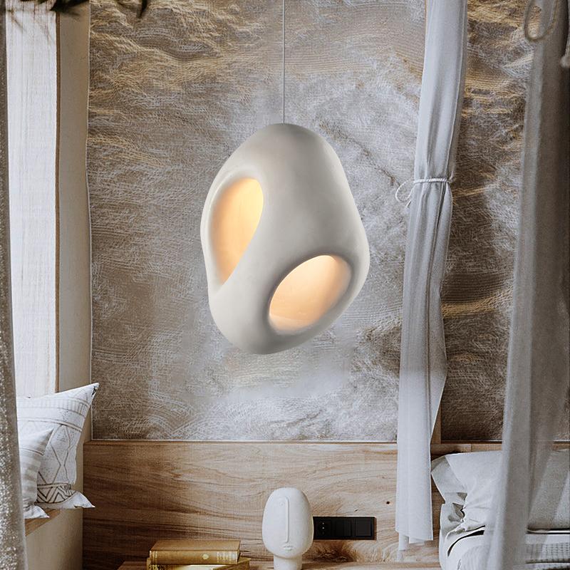 LED Art Wabi-sabi Style Creative Restaurant Pendant Light Post Modern Lustre Bedroom Dining Room Home Decor Bedside Hanging Lamp