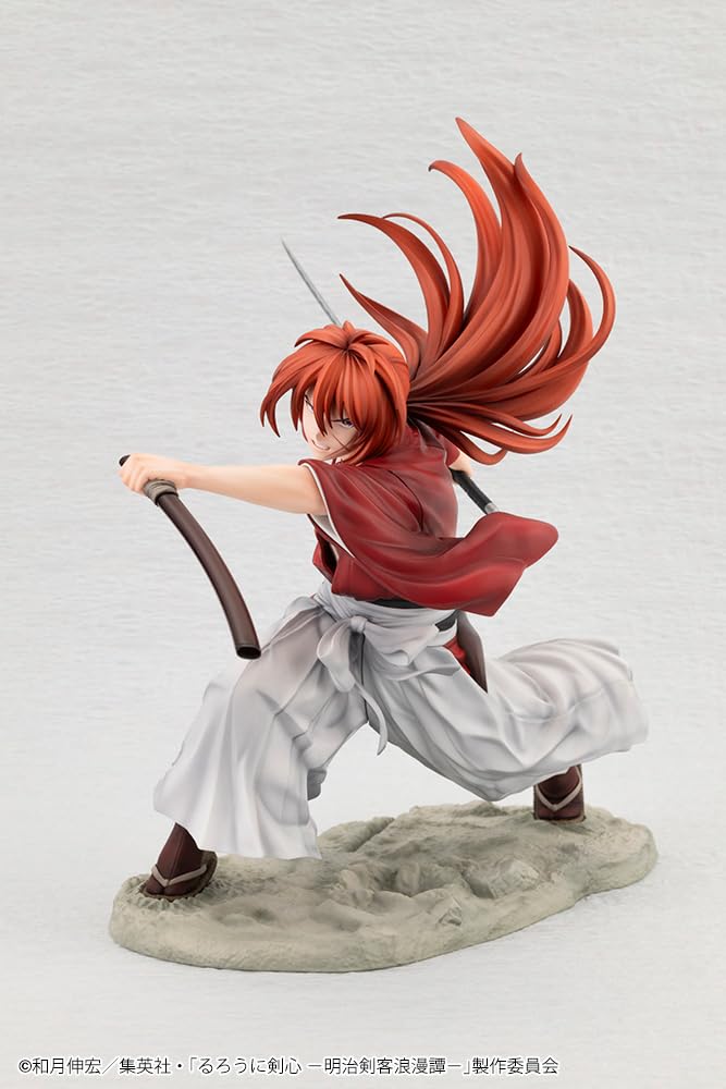 Kotobukiya Телевизионный аниме-мечник Кеншин Романтичный ARTFX J Химура Кеншин масштабная ПВХ окрашенная готовая фигурка "Rurouni -Meiji Story-" 1/8