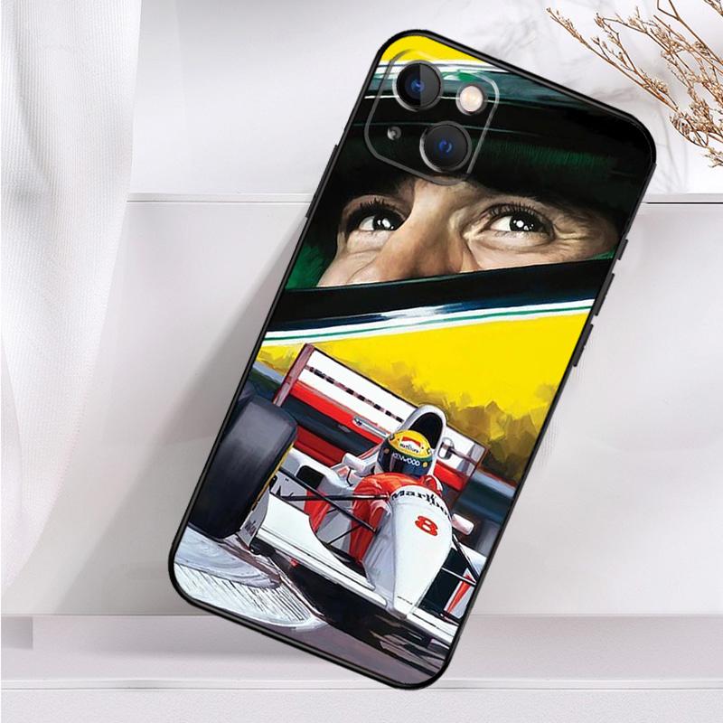 Чехол для телефона Ayrton Senna F1 Racing для iPhone 14 13 12 11 16 15 Pro Max Plus Mini 7 8 X XR XS Max, мягкий чехол
