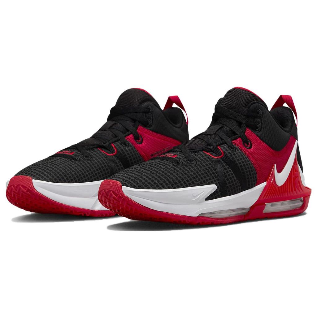 Nike Lebron Witness 7 EP Bred Мужские кроссовки черные университетские-красные белые DM1122-005