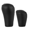 Manual Leather-Wrapped Gear Shift Knob/Transfer Case Knob for Toyota Prado LC120 Land Cruiser 2003-2009 Interior Accessories