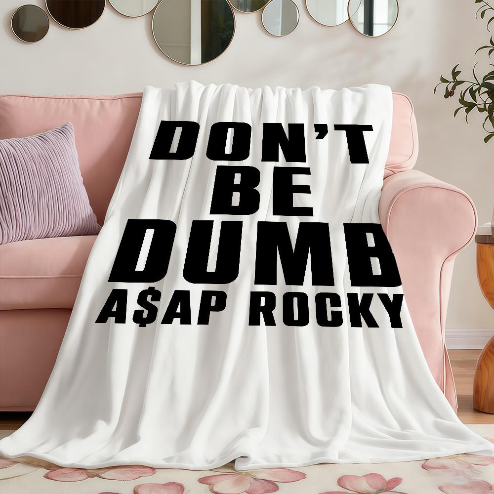 A-ASAPS-ES R-RockyS-ES Не Будь Глупым Плед Мягкий Теплый Пушистый Плед Супер Детские Игрушки Кровать Диван Машина Колыбель