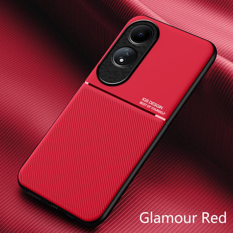 Rugged Non-Slip Case for OPPO A60 A79 5G A98 A78 A58 Protective Cover Car Magnetic Suction Holder Coque Fundas Capa