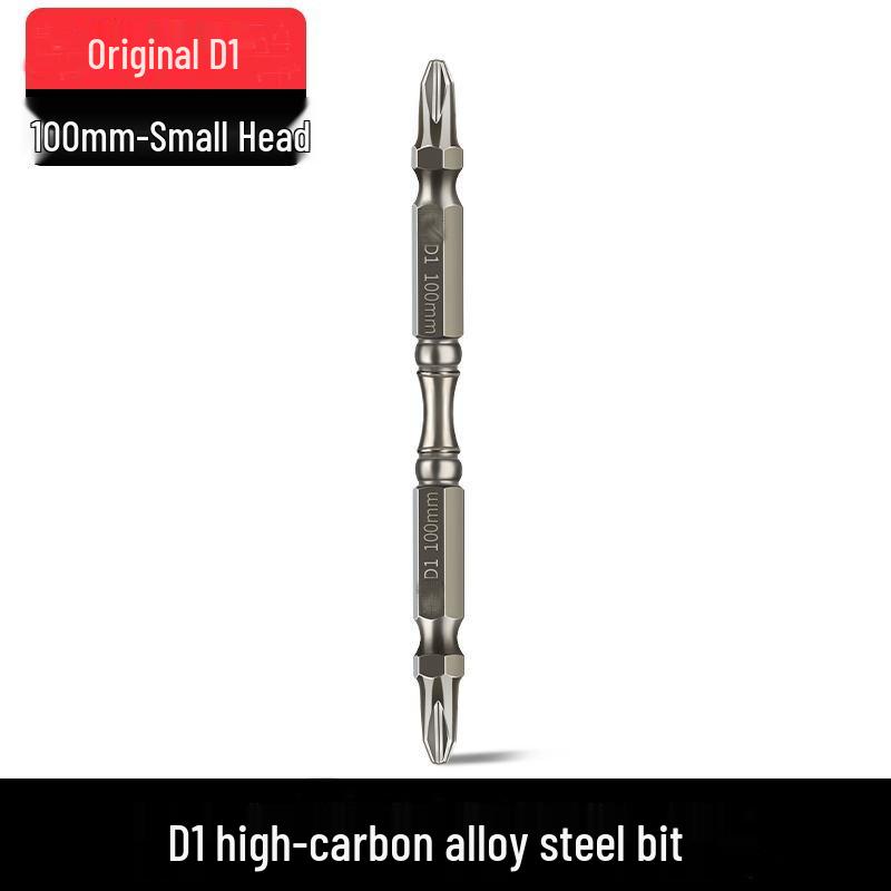 Биты для электрической отвертки с крестообразным шлицем высокой твердости: Легированная сталь, Противоскользящий, Сильный магнит.