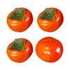 4 шт. Искусственная хурма Реалистичная хурма Симуляция Фрукт хурмы Декор для витрины магазина Декор кухни