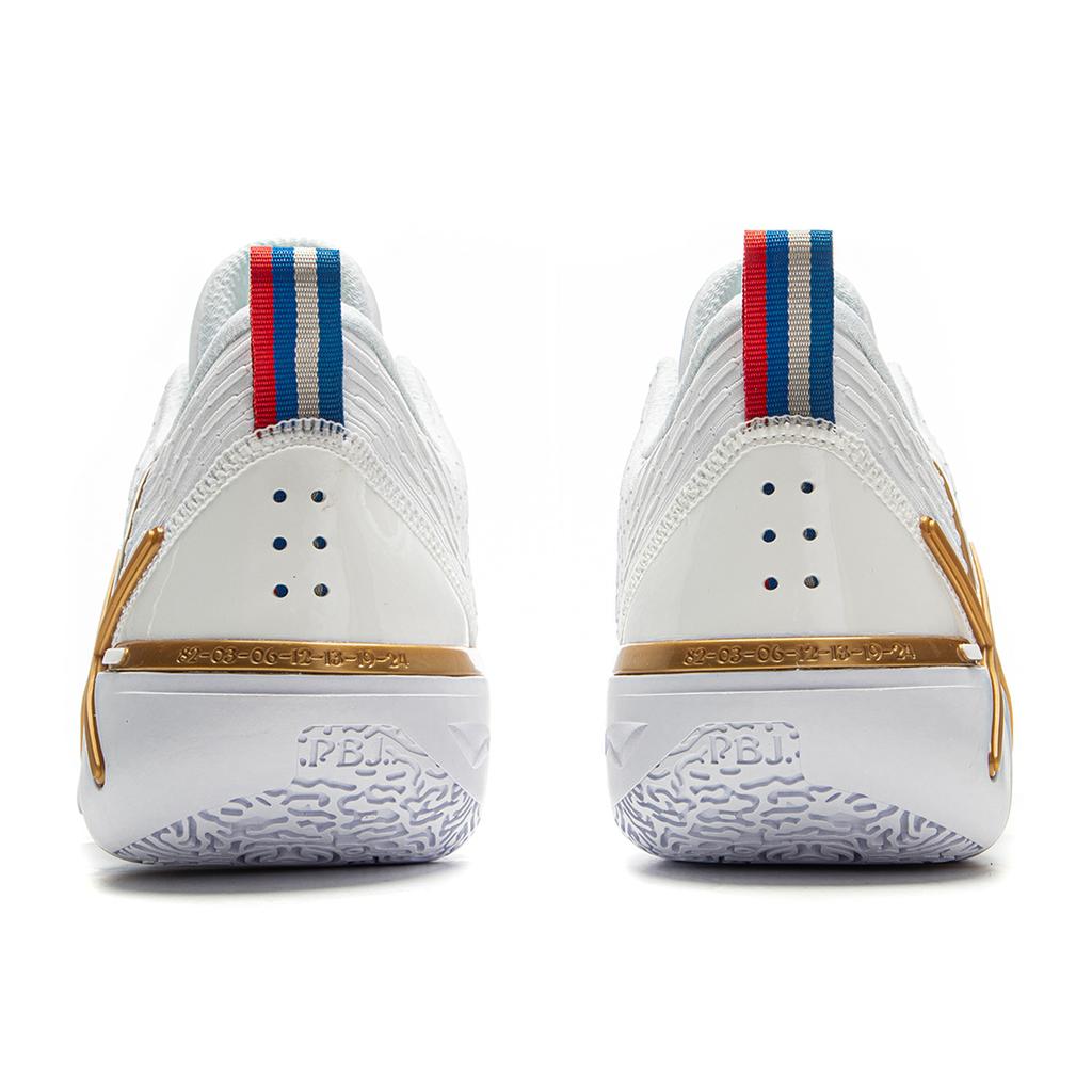 Кроссовки для баскетбола Li Ning Wade Series, удобные, универсальные, нескользящие, износостойкие, с низким верхом, мужские, белые ABPV021-1