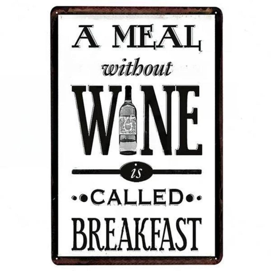 Vintage World Wine Metal Sign Plaque Whiskey Painting Alcohol Poster for Bar Club Man Cave Wall Decor Retro Pub Decoration