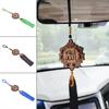 Tassel Wood Car Wooden Pendant Hanging Engraving Muslim Islam Jewelry