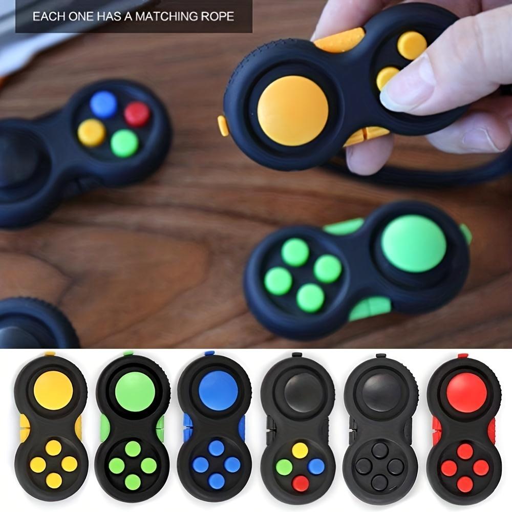 Pad Fidget Pad с 8 функциями Fidget, регулятором Fidget, регулятором стресса, игрушечным кубом Fidget, снимающим стресс и тревожные игрушки