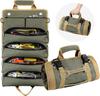 Tool Roll Bag Roll Up Bag with Detachable Pouches Heavy Duty Organizer Tool Storage Kit for Mechanic Electrician Gifts for Men