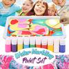 Marbling Painting Kit DIY Painting On Water Creative Art Set of 6 Colors 46ml