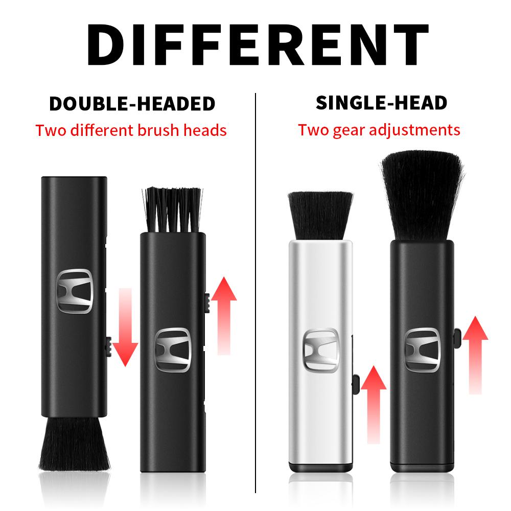 AZH1 Soft Retractable Car Dust Remover Air Vent Detailing Cleaning Brush Cleaner For Honda Civic Accord Fit Jazz CR-Z Element Insight