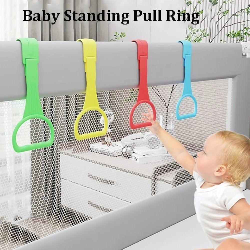Light Weight Pull Ring Plastic Stroller Hook Portable Baby Crib Ring Playpen