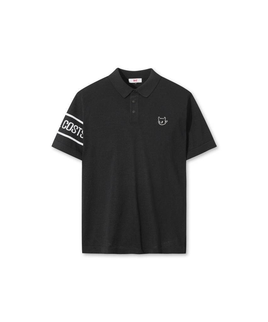 WAAC Waacky Block Point Knit Polo Wmwam26220Bkx