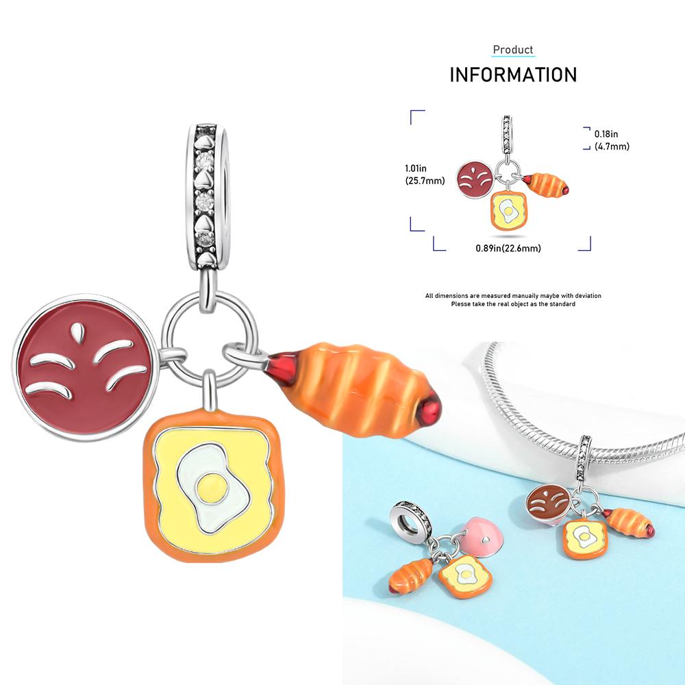Циркон Сердце Клип Шармы Цветок Клевер Шарм Медь Морская Черепаха Бусины Подходят для DIY Оригинальный Браслет Ювелирные Изделия
