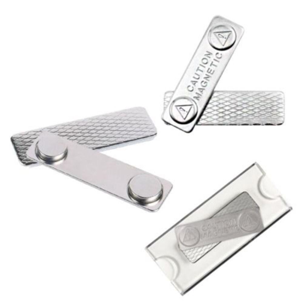 Protector Cover Business Case Magnetic Name Badge Tag Fastener Work Card Holders Name Card Buckles