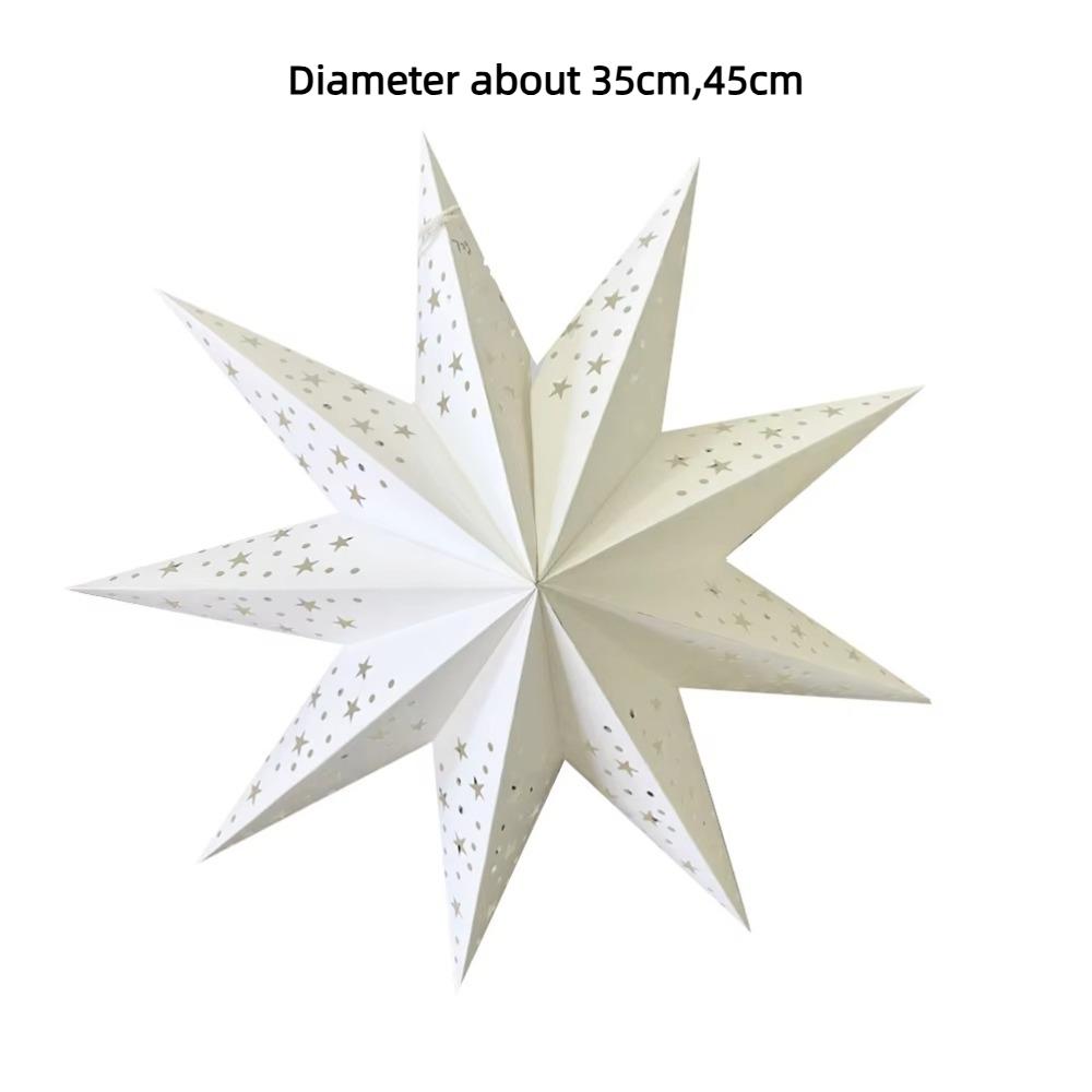 Eid Mubarak Star Lampshade 35/45cm Islam Muslim Light New Hollow Seven Point Star Home Decorations