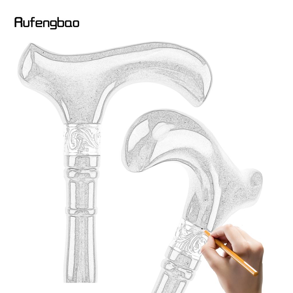 Red Wooden Single Joint Fashion Walking Stick Decorative Cospaly Cane Halloween Mace Crutch Wand Crosier 92cm