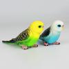 Creative Simulation Parrot Parakeet Miniature Landscape Ornament Animal Model Lawn Figurine Artificial Bird Photography Props