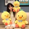 Cute Bow Tie Duckling Doll Plush Toy Duck Doll Children Sleeping Soothing Pillow Girl Rag Doll