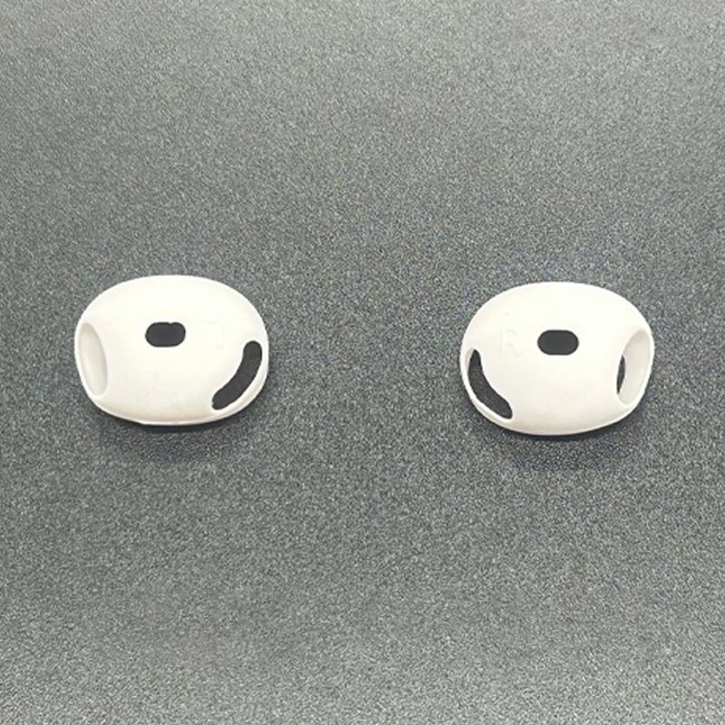 1 пара силиконовых амбушюр для кейса Airpods 4, защитные накладки для беспроводных наушников, амбушюры