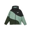 Ig Cat Hooded Down Puffer Jacket Color Block Casual Loose Fit Men Jacket Army-Green 622148-31