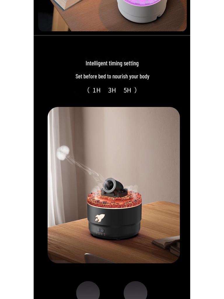 Ароматерапевтический увлажнитель воздуха Volcano Turret: Цветное настольное устройство большой емкости