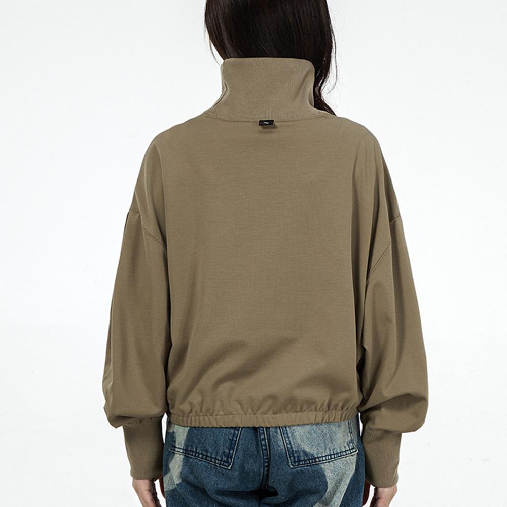 Puma Infuse однотонный спортивный свитер с высоким воротником, женские топы, зеленый 531926-43